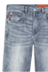 Calça Jeans Baggy Deep Blue Lav.Claro C/ Foam