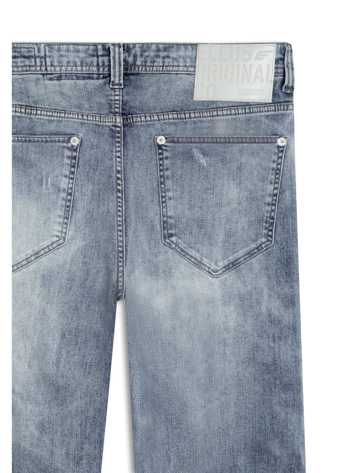 Calça Jeans Baggy Deep Blue Lav.Claro C/ Foam