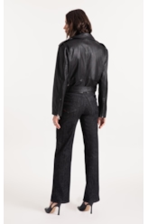 Calça Jeans Black Cross (Gisele Reta) Faca  Amaciado