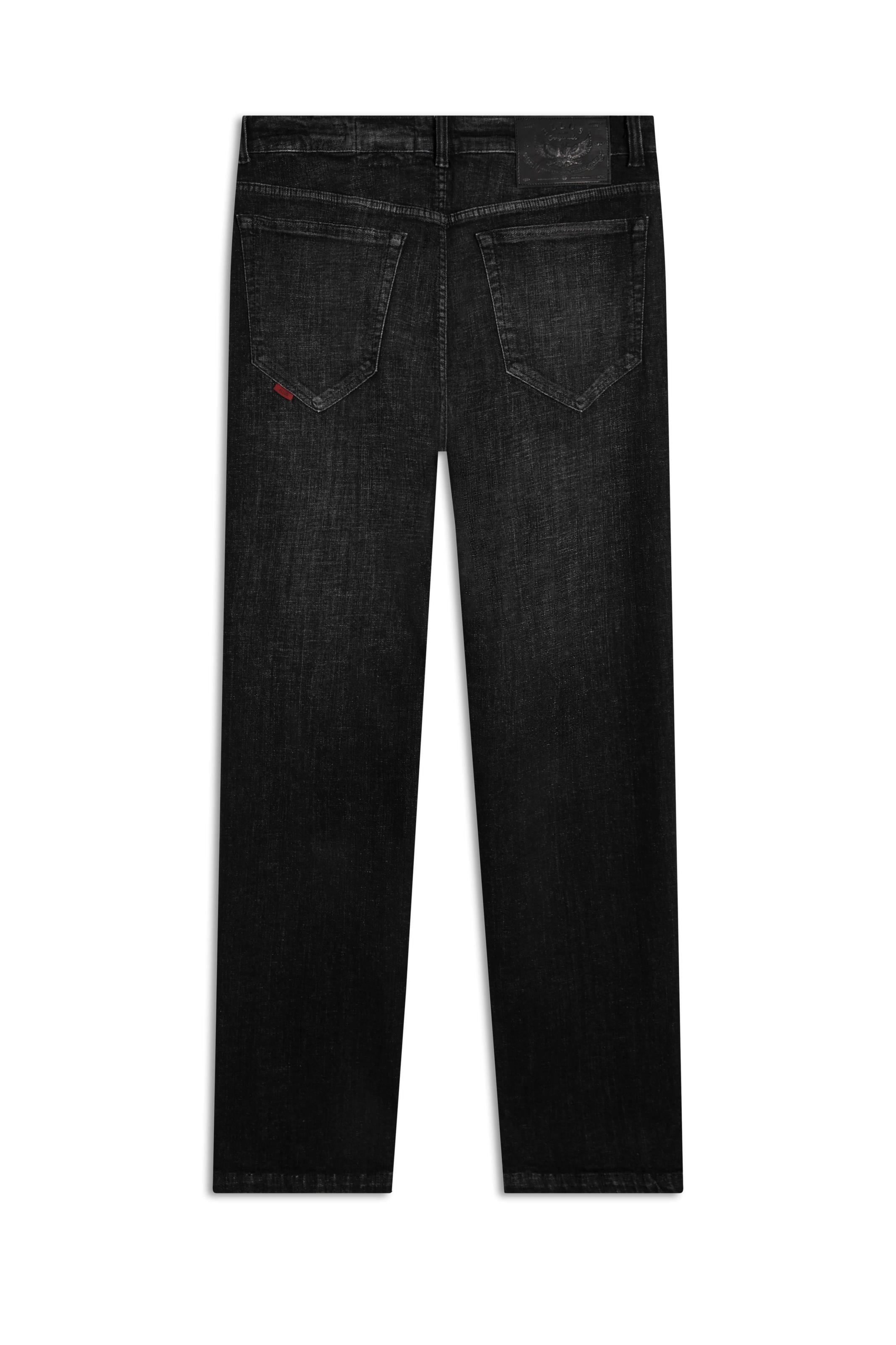 Calça Jeans Black Cross Straight 2014- Lav. Black C/ Used