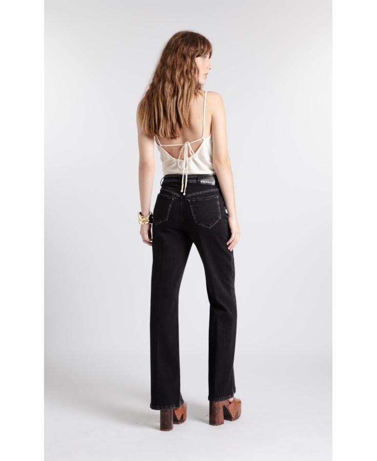 Calça Jeans Black Patte Lav.Black C/ Luva