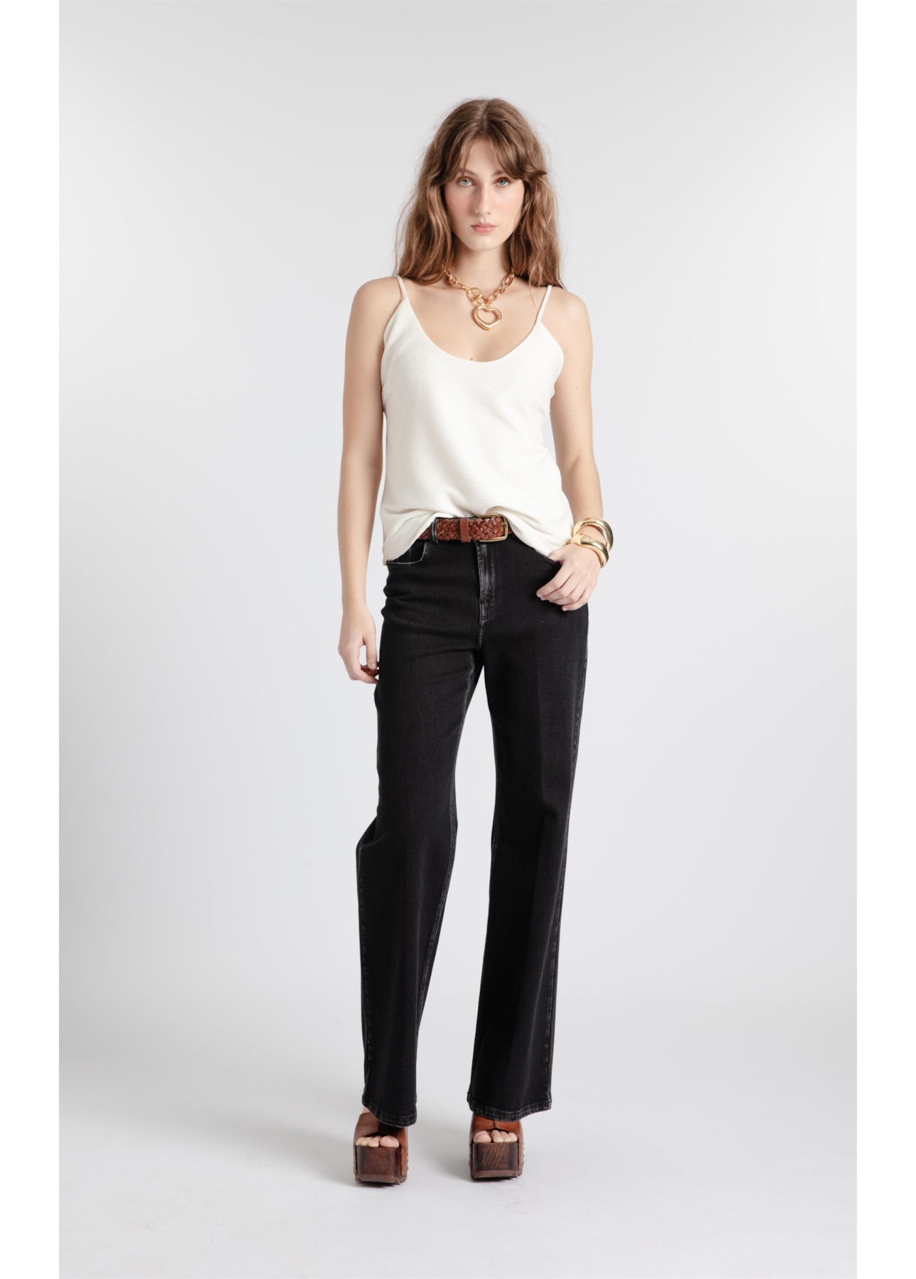 Calça Jeans Black Patte Lav.Black C/ Luva