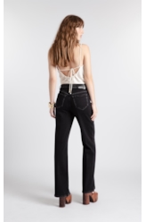 Calça Jeans Black Patte Lav.Black C/ Luva