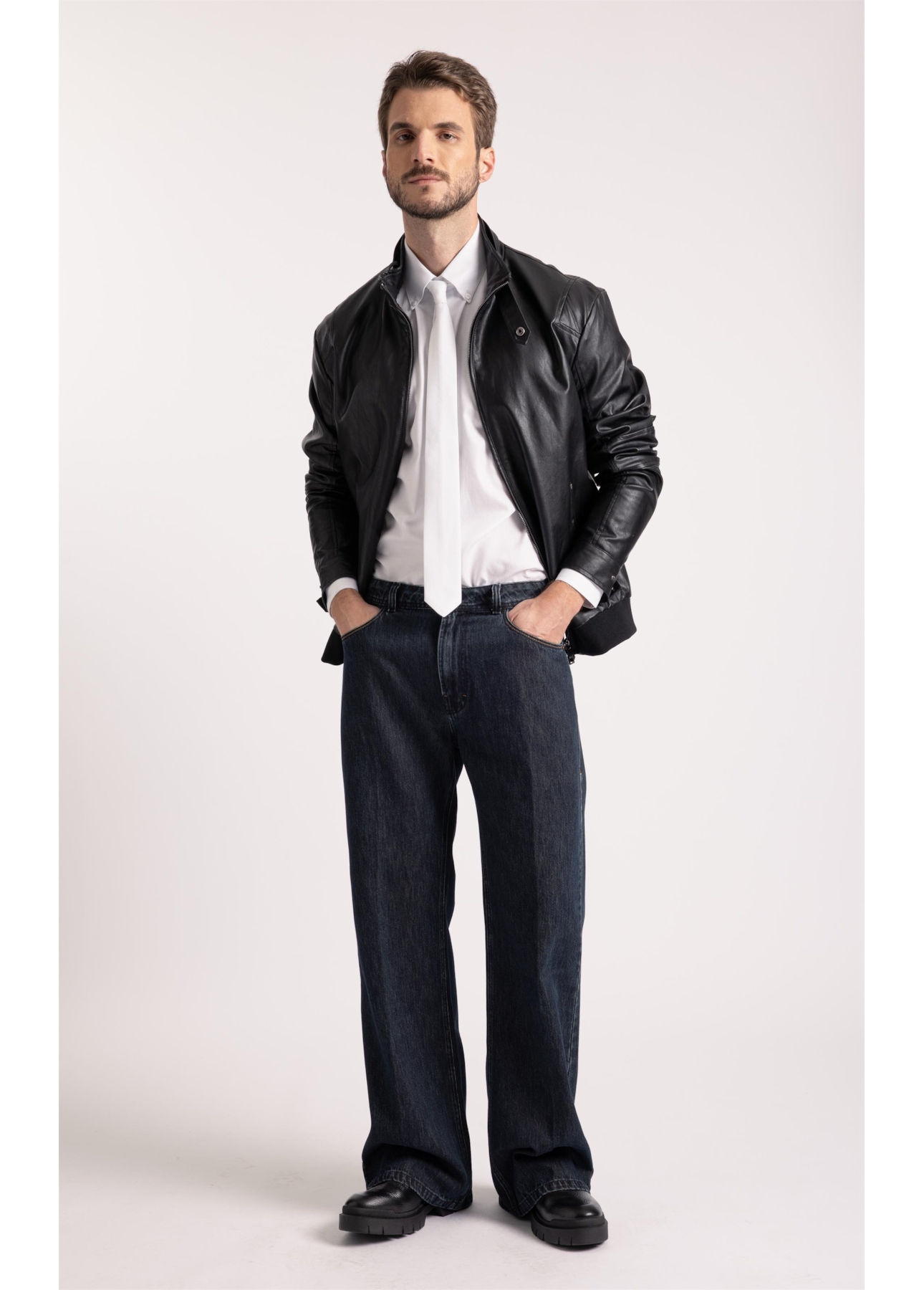 Calça Jeans Blue Brown Lav.Black