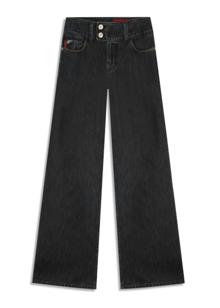Calça Jeans Blue Brown (Patte d Eph) Cos Transpasse 2030-Lav.Black C/ Luva