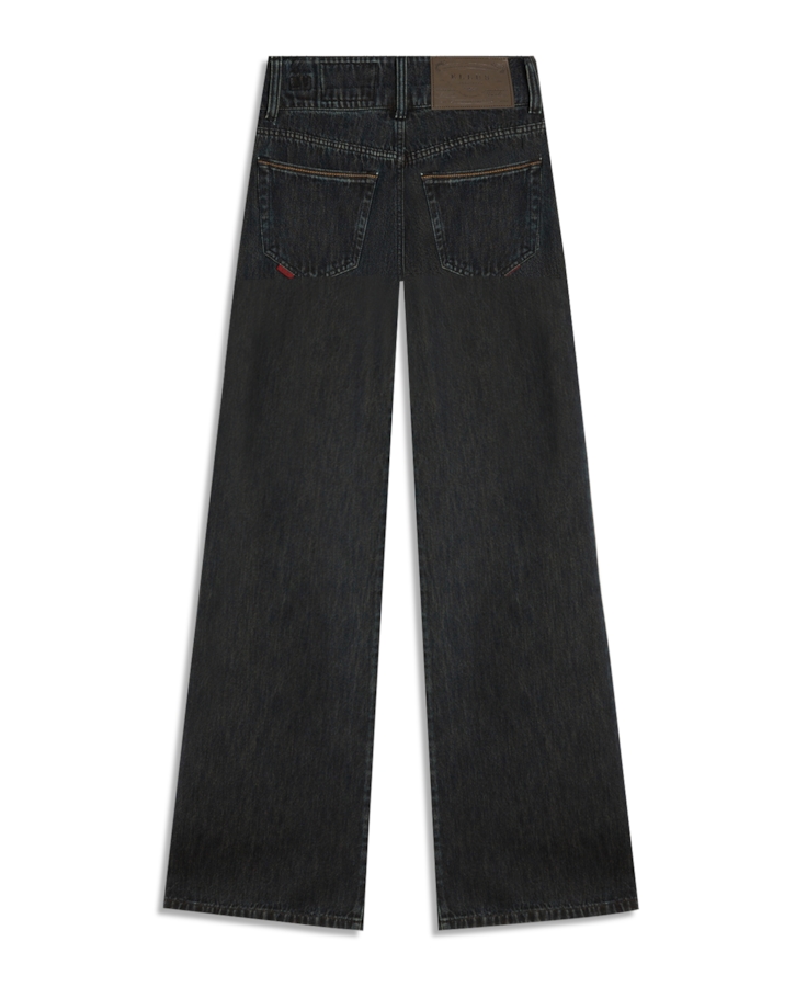 Calça Jeans Blue Brown (Patte d Eph) Cos Transpasse 2030-Lav.Black C/ Luva