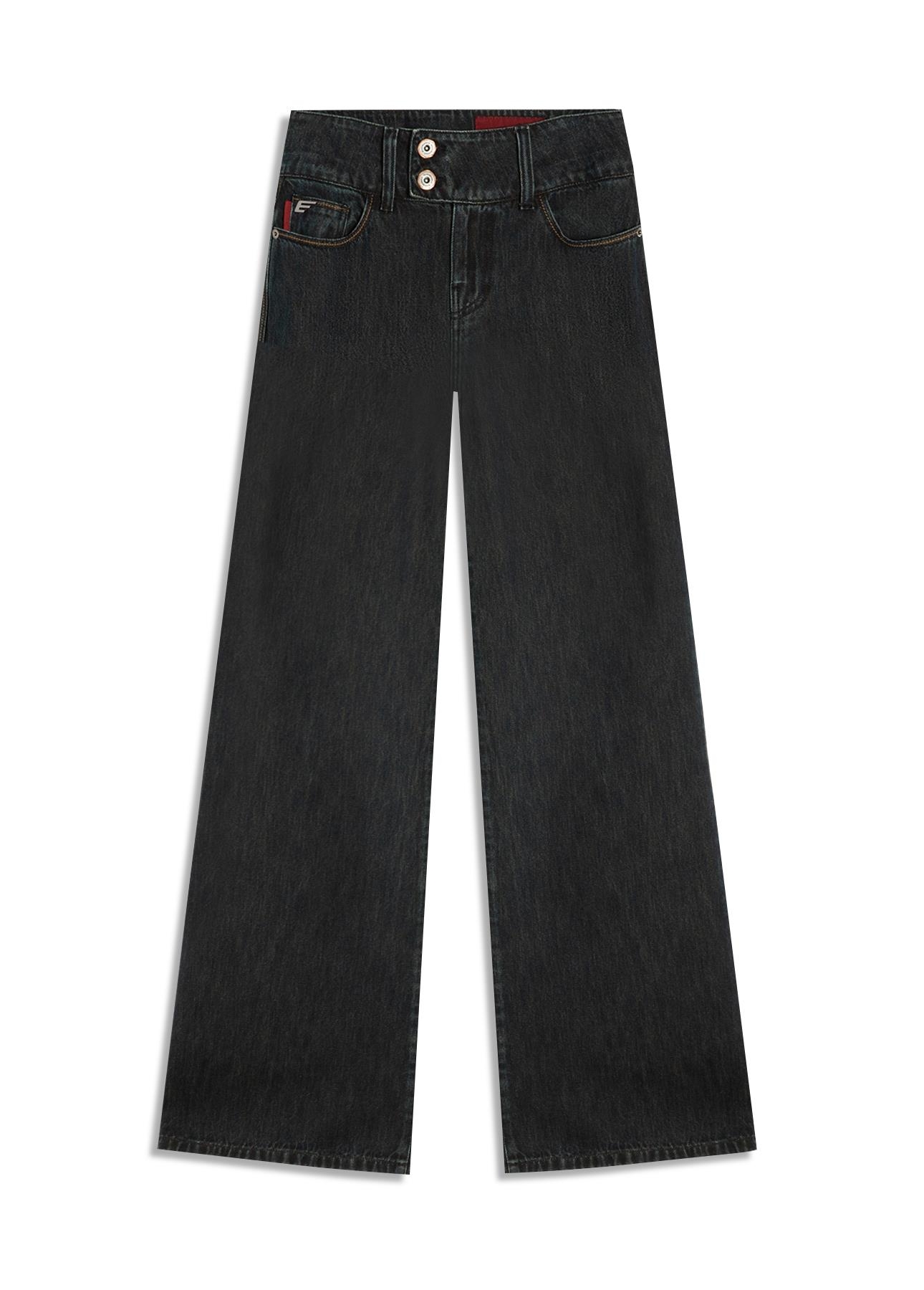 Calça Jeans Blue Brown (Patte d Eph) Cos Transpasse 2030-Lav.Black C/ Luva