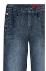 Calça Jeans Blue Gray Slim Lav.Escuro C/3d