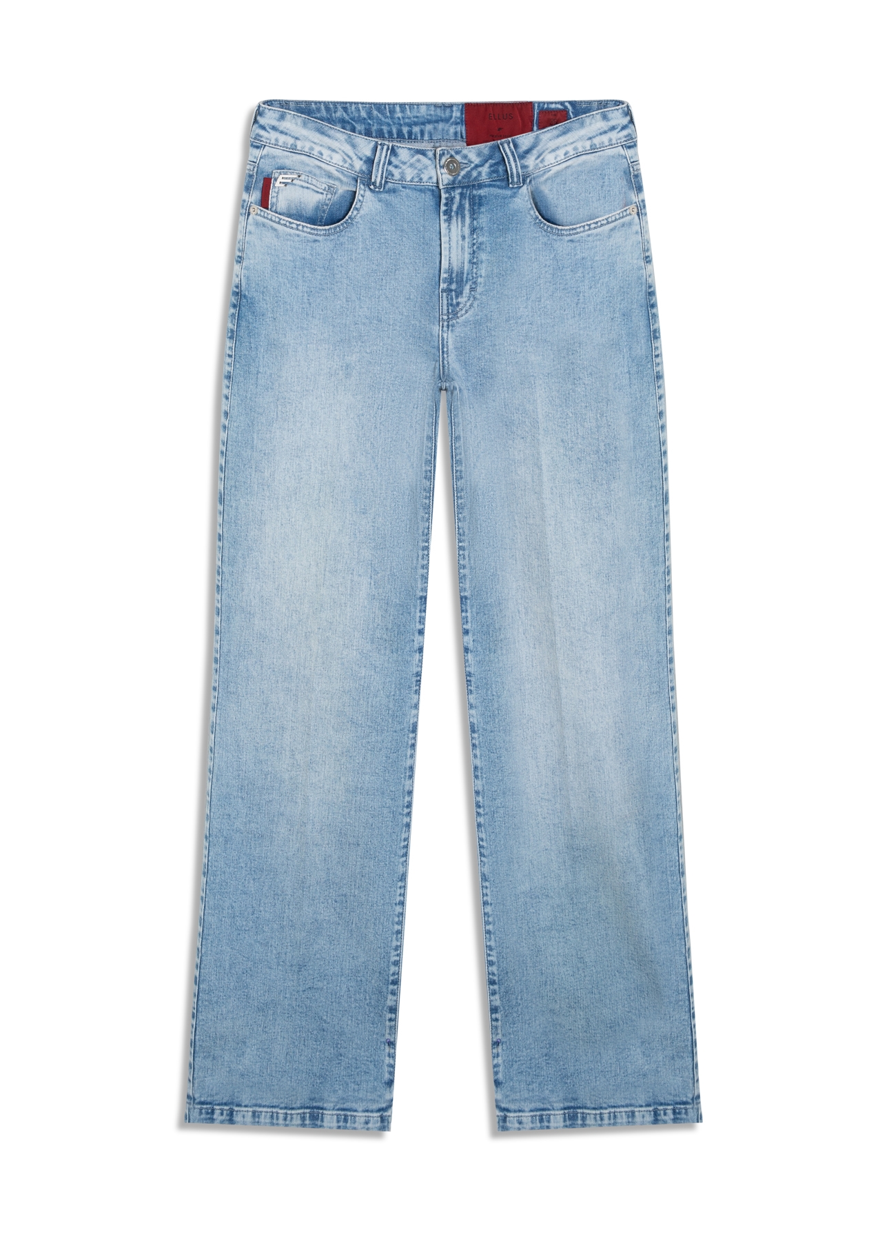 Calça Jeans Blue Stretch Reta Lav. Claro C/ Sky