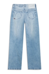 Calça Jeans Blue Stretch Reta Lav. Claro C/ Sky