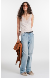 Calça Jeans Blue Stretch Reta Lav. Claro C/ Sky