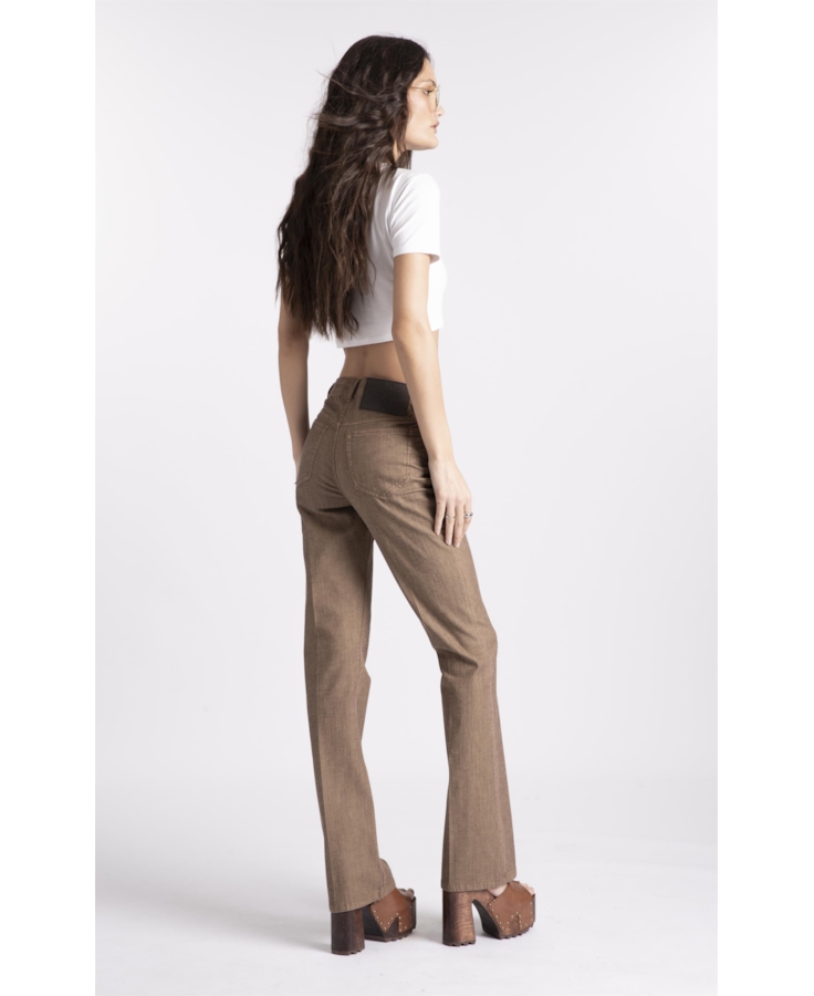 Calça Jeans Brown Bootcut Lav.Resinado