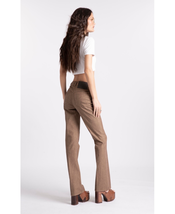 Calça Jeans Brown Bootcut Lav.Resinado