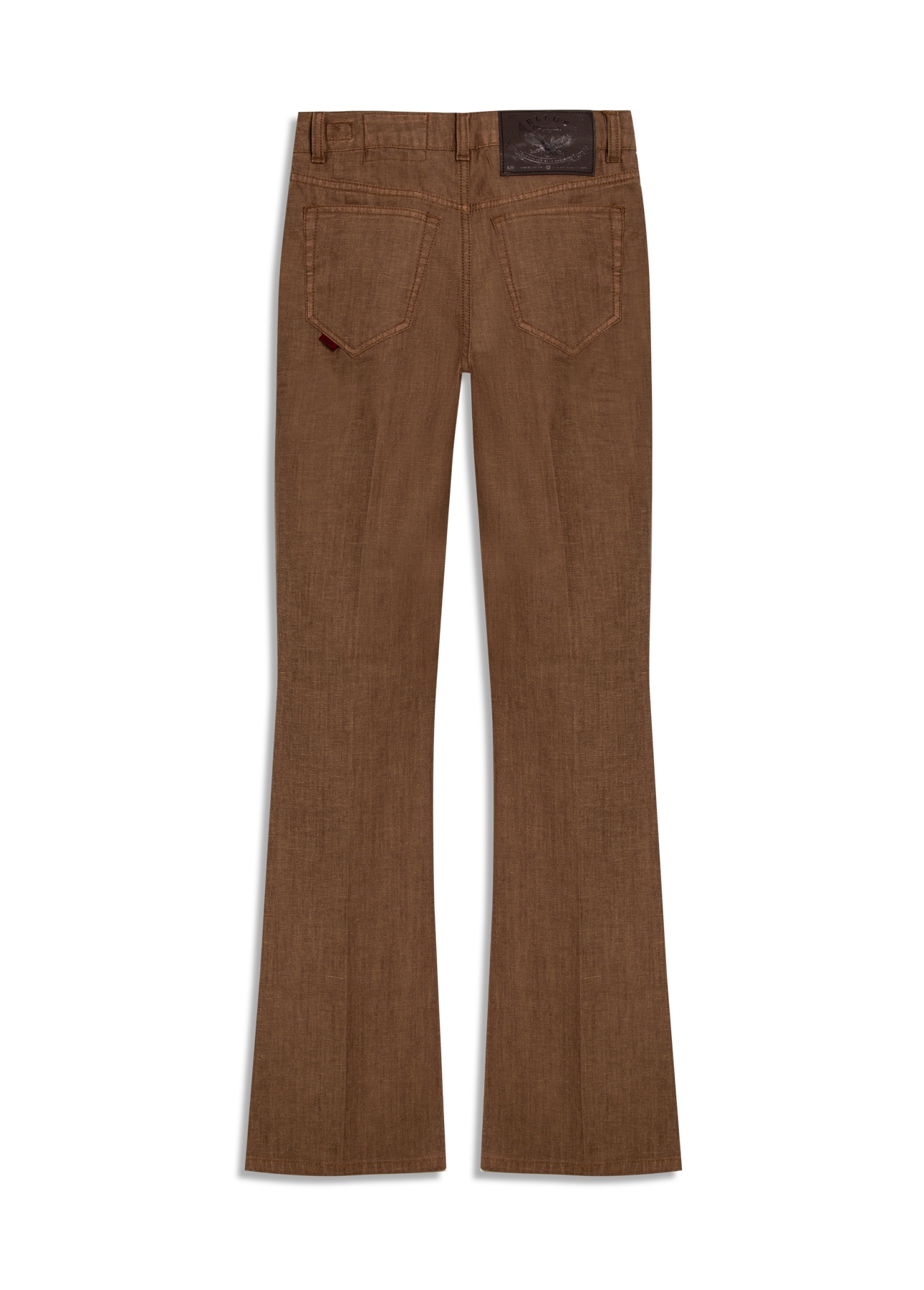 Calça Jeans Brown Bootcut Lav.Resinado C/ Luva