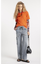 Calça Jeans Carpinteiro Lav.Claro C/Pincelado