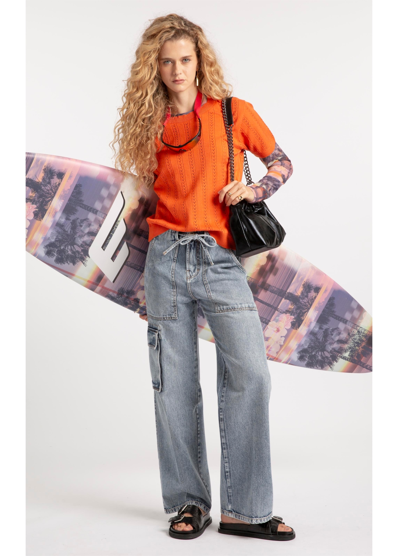 Calça Jeans Carpinteiro Lav.Claro C/Pincelado