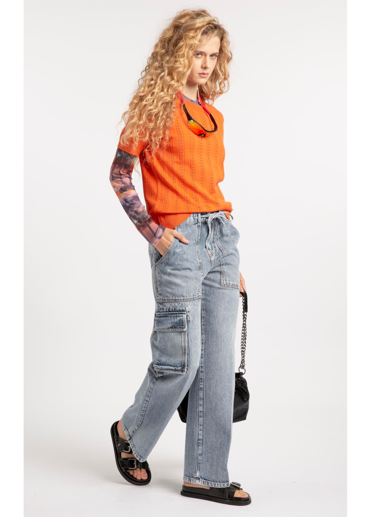 Calça Jeans Carpinteiro Lav.Claro C/Pincelado
