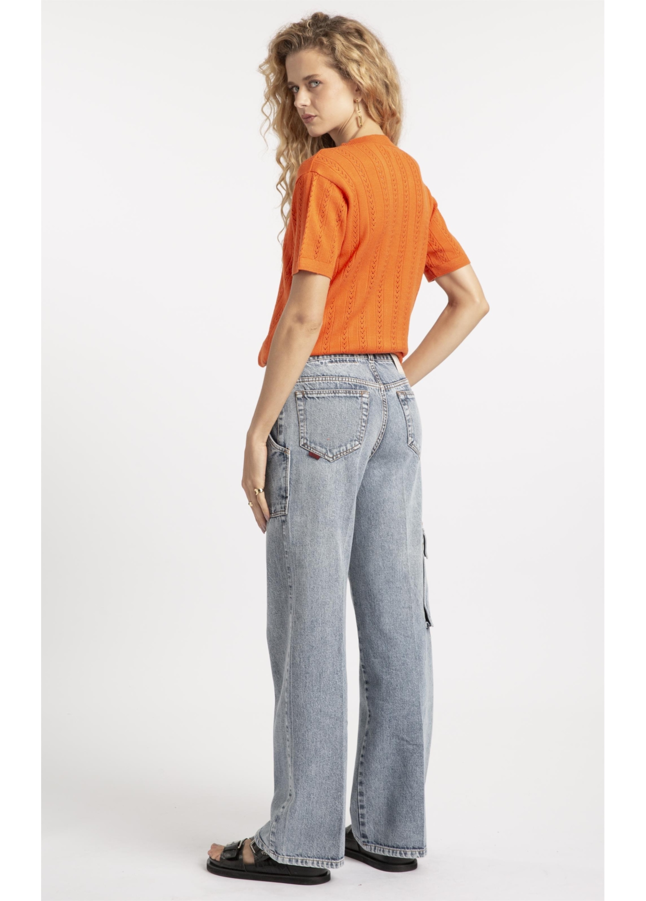 Calça Jeans Carpinteiro Lav.Claro C/Pincelado