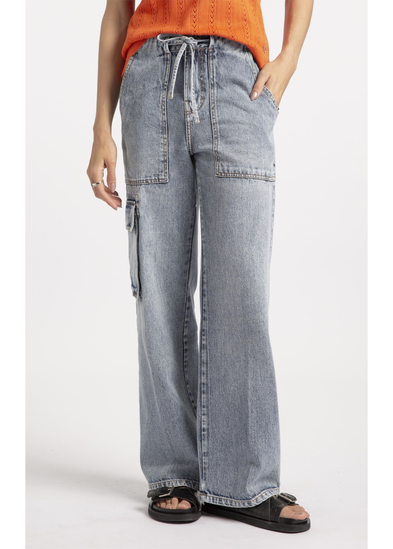 Calça Jeans Carpinteiro Lav.Claro C/Pincelado