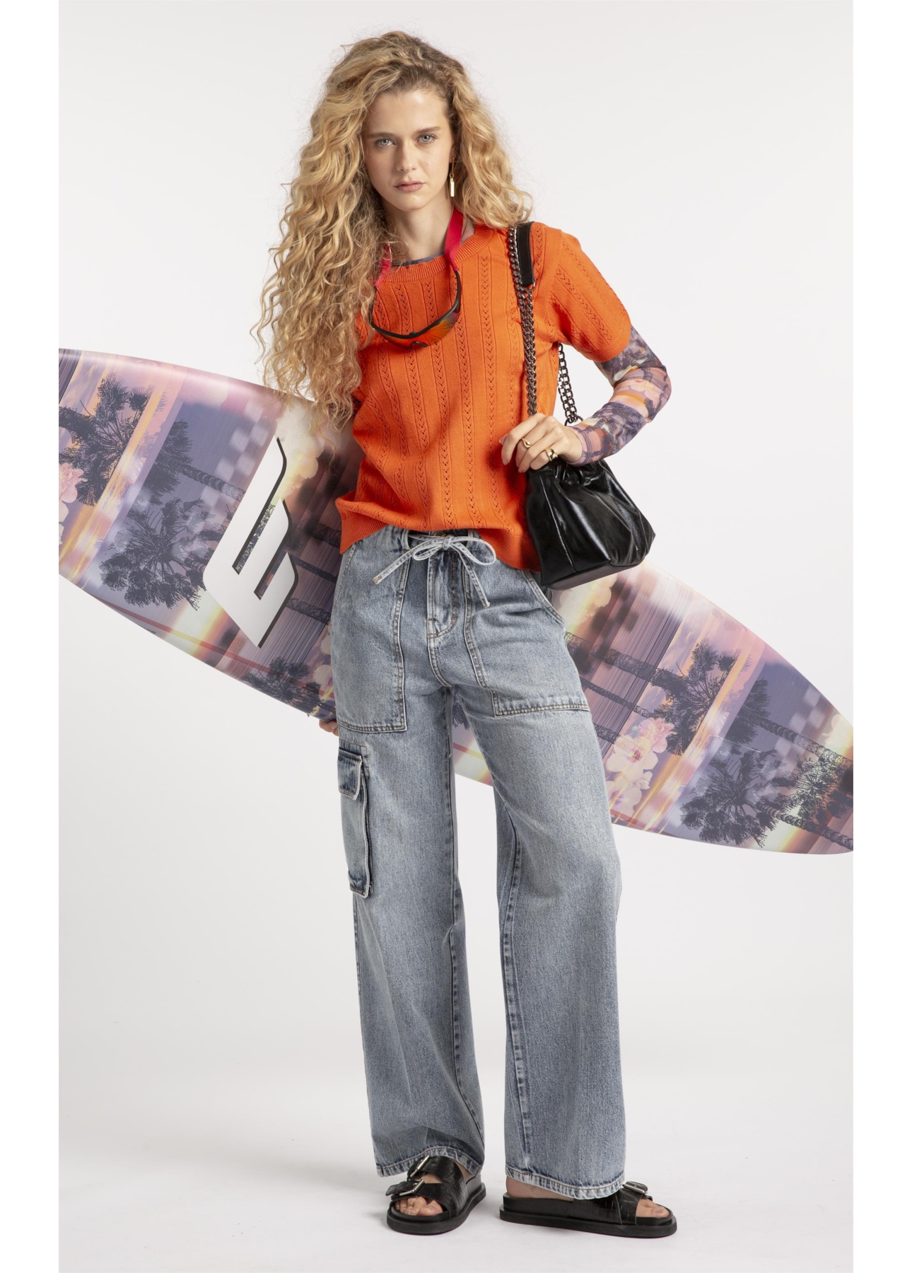 Calça Jeans Carpinteiro Lav.Claro C/Pincelado