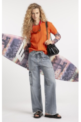 Calça Jeans Carpinteiro Lav.Claro C/Pincelado