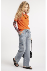 Calça Jeans Carpinteiro Lav.Claro C/Pincelado
