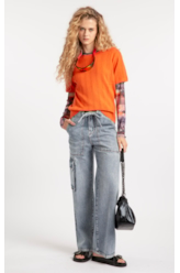 Calça Jeans Carpinteiro Lav.Claro C/Pincelado