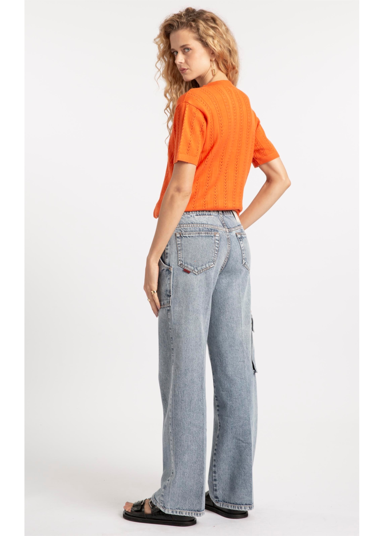 Calça Jeans Carpinteiro Lav.Claro C/Pincelado