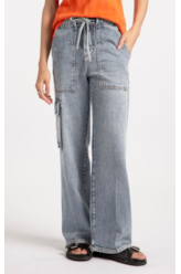 Calça Jeans Carpinteiro Lav.Claro C/Pincelado