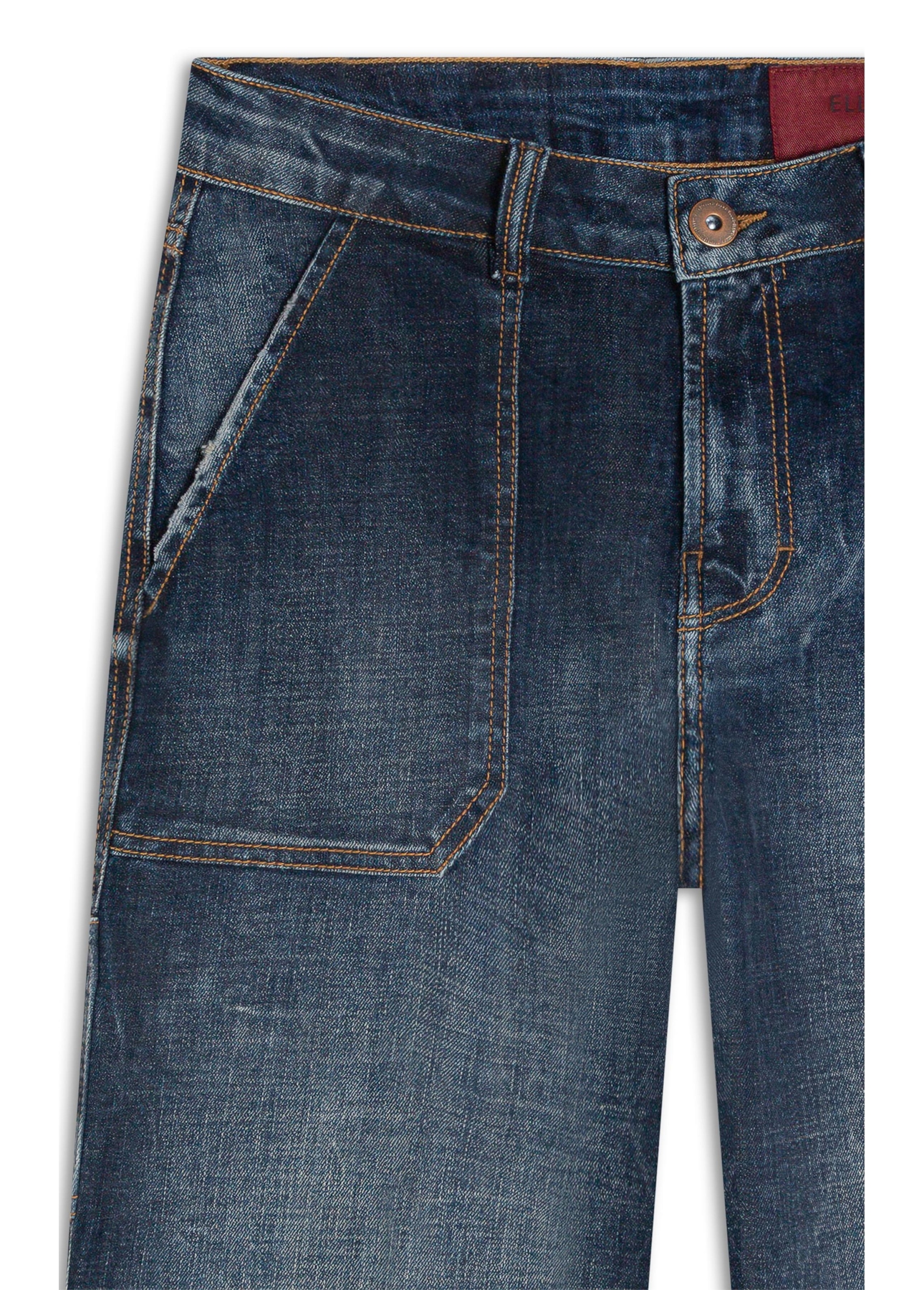 Calça Jeans Carpinteiro Reta Lav. Escuro