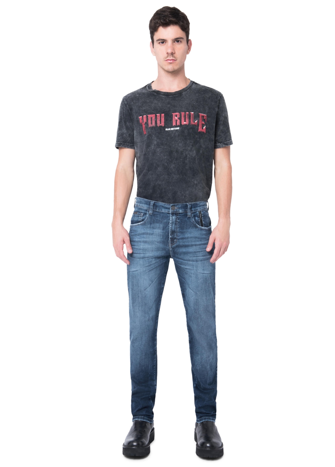 Calça Jeans Comfort Indigo 809 Lav.Medio C/Used