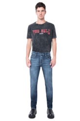 Calça Jeans Comfort Indigo 809 Lav.Medio C/Used