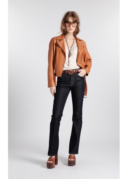 Calça Jeans Dark Forest Bootcut Lav. Amaciado