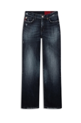Calça Jeans Dark Forest Elastic 1858 Lav.Escuro+rede+puid