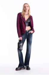 Calça Jeans Dark Forest Elastic 1858 Lav.Escuro+rede+puid