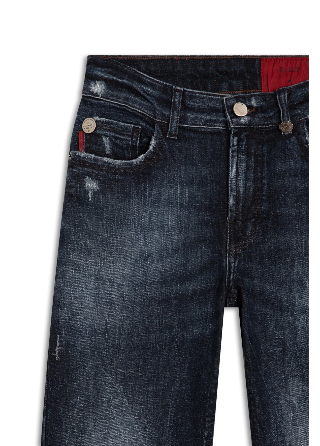 Calça Jeans Dark Forest Elastic 1858 Lav.Escuro+rede+puid