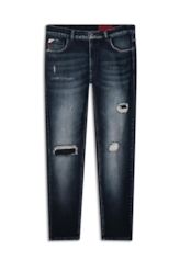Calça Jeans Dark Forest Elastic 1960 Lav.Esc. + Patch+cer