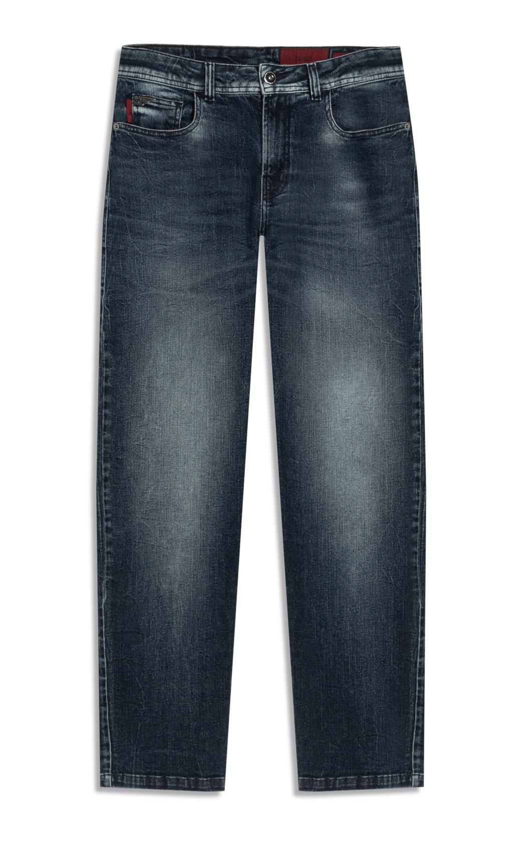 Calça Jeans Dark Lake Slouch 1704-Lav.Escuro C/Tie Dye