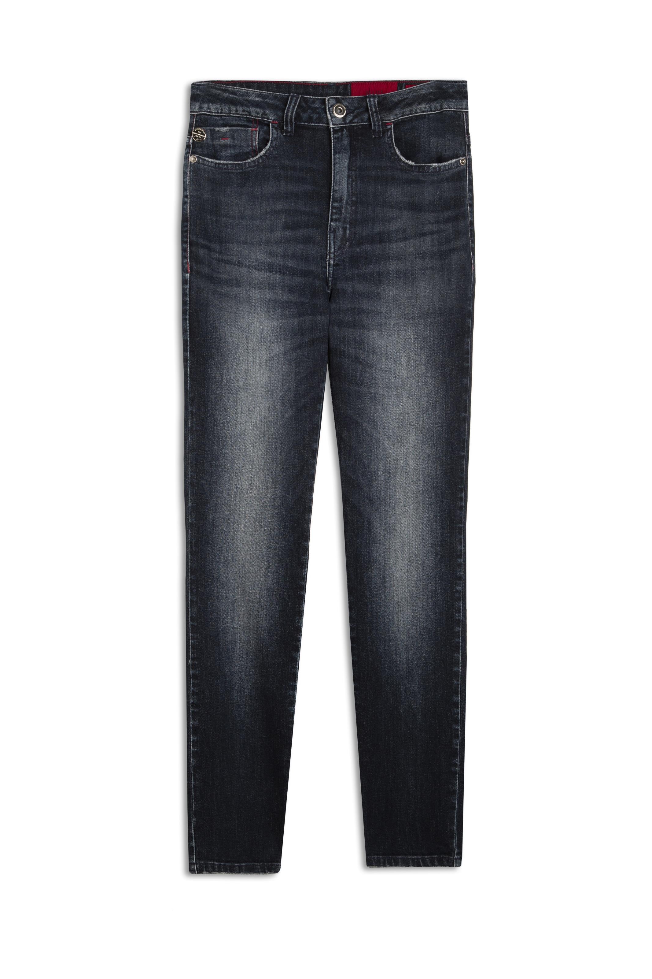 Calça Jeans Dark Lake Baggy 2nd Floor 1643-Lav.Escuro C/ Tank