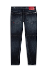 Calça Jeans Dark Forest Elastic Motorcycle 1858 Lav.Escuro+rede+puid