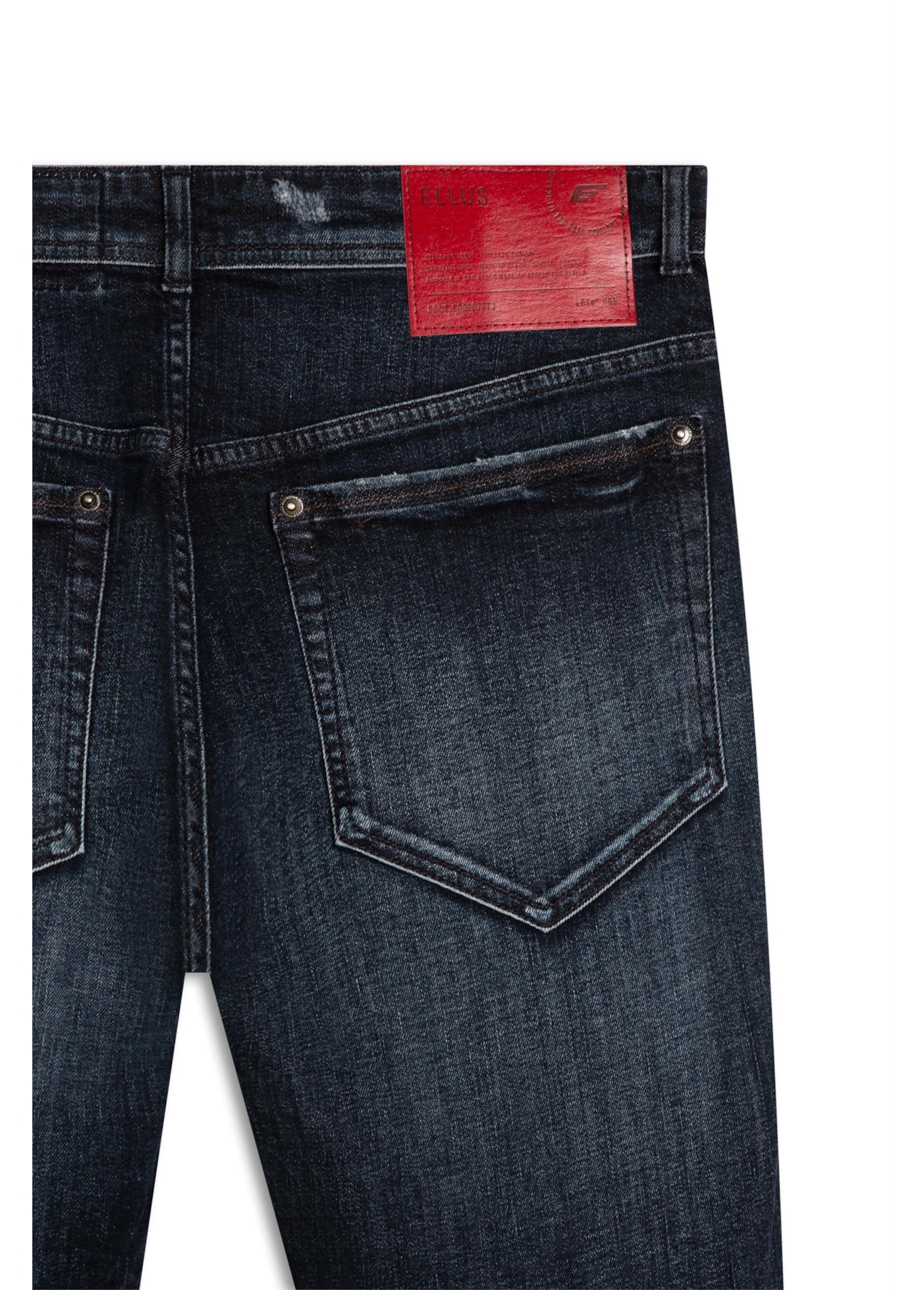 Calça Jeans Dark Forest Elastic Motorcycle 1858 Lav.Escuro+rede+puid