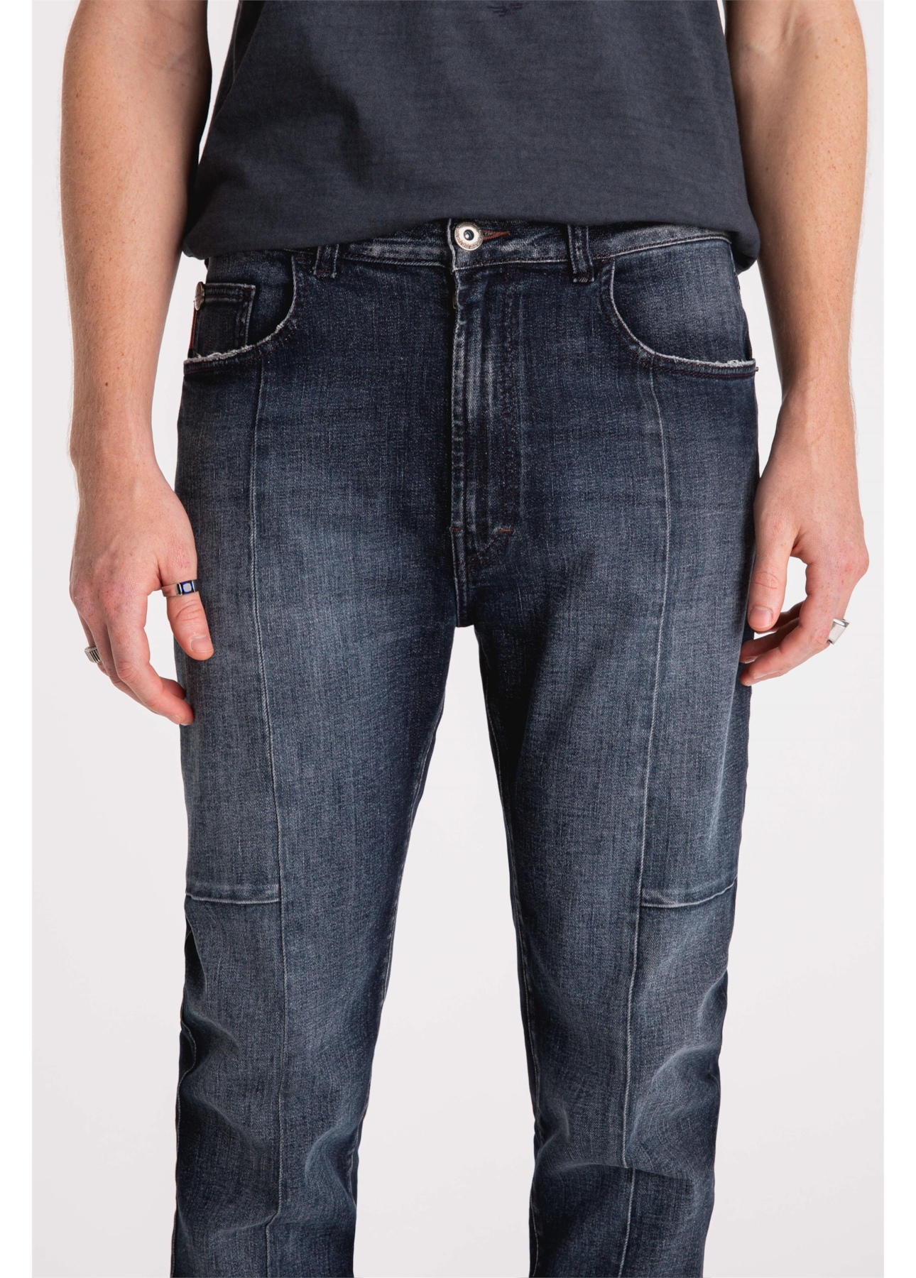 Calça Jeans Dark Forest Elastic Slim 1697-Lav.Escuro C/Used