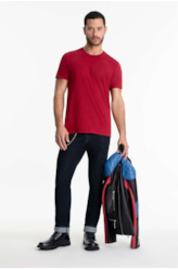 Calça Jeans Dark Forest Elastic Slim 38-Lav. Stone