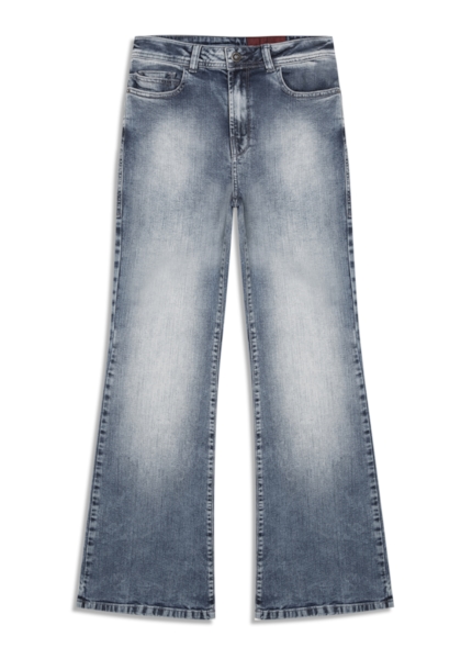 Calça Jeans Dark Forest Gisele Flare Lav. Claro C/Used