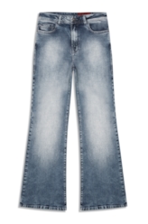 Calça Jeans Dark Forest Gisele Flare Lav. Claro C/Used