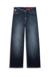 Calça Jeans Dark Forest Lav.Escuro C/ Grampos