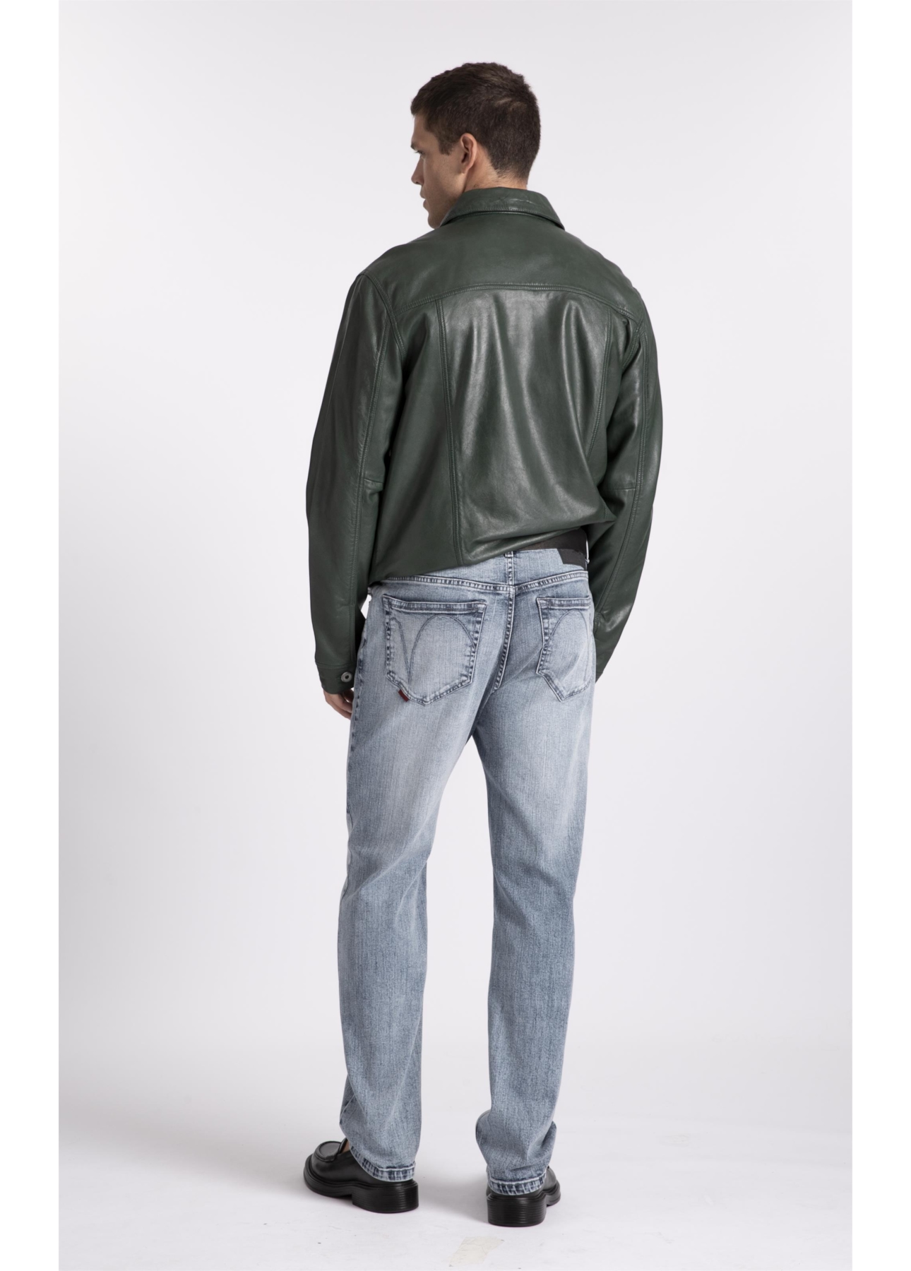 Calça Jeans Dark Forest Slim Lav. Claro C/Used