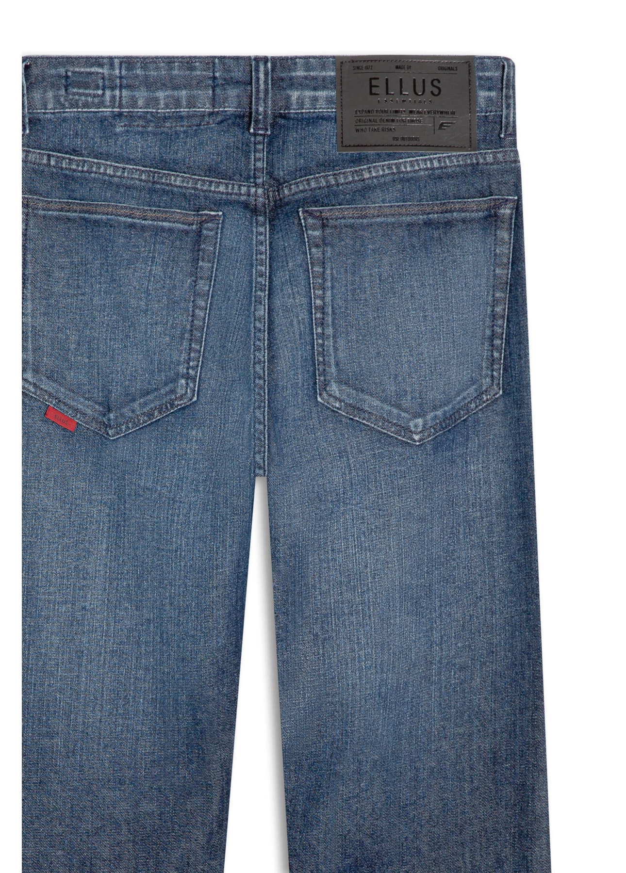 Calça Jeans Dark Indigo Elastic Flare Escuro C/ Grampos