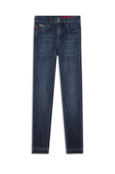Calça Jeans Dark Indigo Elastic Gisele 1735-Lav.Escuro C/ Used