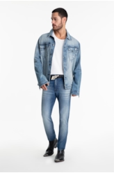 Calça Jeans Dark Indigo Elastic Skinny 1906-Lav.Claro C/Used